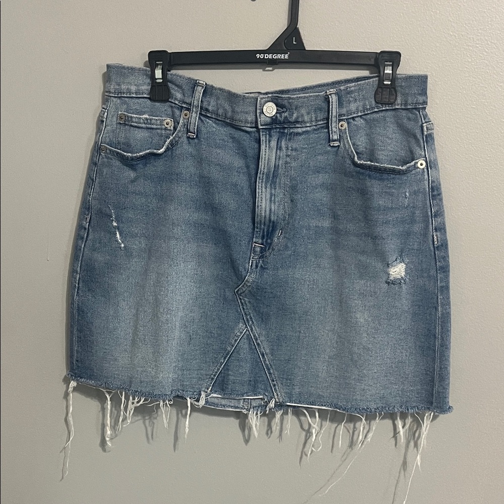 GAP Distressed Denim Skirt